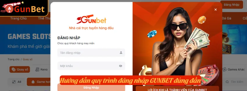Ảnh minh hoạ: Hướng dẫn quy trình đăng nhập GUNBET đúng đắn