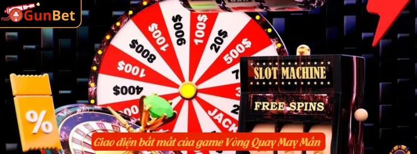 Giao diện bắt mắt của game Vòng Quay May Mắn 